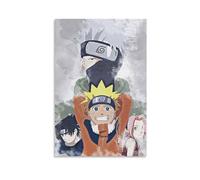 ckklik Naruto Poster Print Anime Wall Art Kakashi And Sakura Artwork Home Decor for Fans Manga Inspired Decor Unique Gift for Anime Lovers Vibrant Colors Character Design Gift 12x18inch Unframed