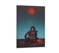 ckklik Ninja Wall Art Print Anime Poster of Stealthy Warrior Manga Inspired Home Decor Unique Artwork for Living Room Bedroom Gift for Anime Fans Cosplay Aesthetic Gift 24x36inch Framed