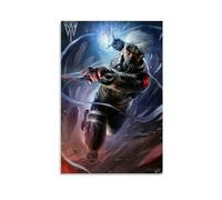 ckklik Ninja Warrior Poster Art Dynamic Action Print Anime-Inspired Wall Decor Fantasy Art for Home Unique Gift for Fans Gaming Room Decoration Modern Artwork Gift 24x36inch Unframed