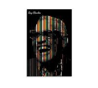 ckklik Ray Charles Art Print Colorful Abstract Portrait Music Legend Wall Decor Modern Home Decor Jazz Musician Artwork Unique Gift for Music Lovers Vibrant Wall Art Gift 12x18inch Unframed