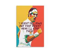 ckklik Roger Federer Motivational Quote Poster Inspirational Wall Art Print Colorful Tennis Artwork for Home Décor Unique Sports Gift for Fans And Athletes Gift 08x12inch Unframed