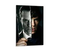 ckklik Sherlock Holmes Poster Dramatic Wall Art Print Detective Series Art Unique Home Decor Modern for Living Room Movie Inspired Wall Decor Gift for Fans Gift 08x12inch Framed