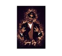 ckklik Snoop Dog Poster Art Hip-Hop Wall Decor Music Legend Print Vintage Style Artwork Urban Home Decoration Unique Gift for Fans Retro Musician Wall Art Gift 12x18inch Unframed
