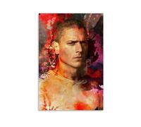 ckklik Vibrant Abstract Portrait Art Print Colorful Wall Decor Modern Home Decoration Unique Artistic Design Contemporary Poster for Living Room Bedroom Office Gift 24x36inch Unframed