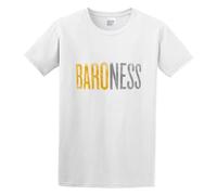 ckkorsumbur sstysto Men's Baroness Logo Cotton T Shirt White L