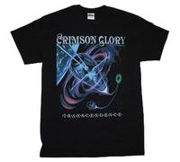 ckkorsumbur sstysto Men's Crimson Glory Transcendence Progressive Heavy Metal Black T-Shirt Black XL