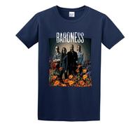 ckkorsumbur sstysto Men's Revolver X Baroness Cotton T Shirt Navy XXL