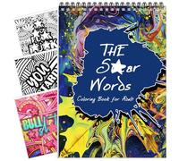 CKMOREL Adult Coloring Book for Women - Thick Paper, Swear Words, Spiral Bound - Relieve Anxiety, Mindfulness Gift
