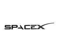 CKPEOR SPACEX Decals 3D Metal Emblem Sticker Badge Decals Compatible with Tesla Model 3 Y X S Accessories,Matte Black