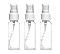CKPS Refillable Empty Mist Water Spray Bottle for Taming Hair in Morning, Hairstyling, Plants, Pets (ONLY WATER USE) (Transparentt White 100 ML)