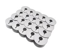 CKPSMS Brand - #10079AS Walking Foot Aluminum BOBBINS Compatible with/Replacement for PFAFF Brand 120 145 151 474 490 491(20PCS)