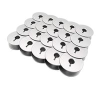 CKPSMS Brand - #18034AS Aluminum Bobbins with Slot Compatible with/Replacement for Pfaff Brand Grand Quilter 18", Juki Brand TL-2200QVP Quilt Virtuoso Pro Longarm Quilter (20 PCS)