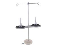 CKPSMS Brand - 1SET #228776 2 Spool Thread Stand+Iron Base for Industrial/Household Sewing Machines