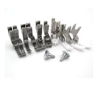 CKPSMS Brand - 1SET #KP-PF10 Compatible with JUKI Brother Singer CONSEW HIGH Shank Sewing Machine 10 Piece Zipper Foot Set