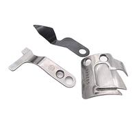 CKPSMS Brand - 1SET #S02637-0-01+S02646-0-01+S02643-0-01 Fixed & Movable Knife and Lower Thread Finger FIT for Brother DB2-737 S-7200 Series