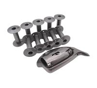 CKPSMS brand -1SET Shuttle Hook&Bobbins #98622+95093 10PCS Compatible with/Replacement for SINGER brand 45K,NECCHI brand 630, 640, ADLER brand 104, 105 GA5-1 Cylinder Bed Lockstitch(98622+95093 10PCS)