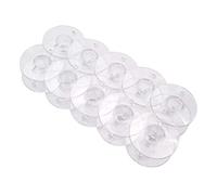 CKPSMS Brand - #2518P SA156 X52800150 Plastic BOBBINS FIT for Brother Viking Singer Class 15 (10 PCS)