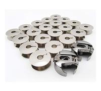 CKPSMS Brand -2PCS Bobbin Case 9076 14mm + 20 BOBBINS fit for PFAFF 130 230 800 1211 1222#9033S 20PCS+BC-PF9076(14)-NBL 2PCS