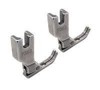 CKPSMS Brand - 2PCS #P363 Hinged Narrow Zipper Foot Compatible with Brother B735,B737,B738,B745 Juki DDL-5550/5600/8300/8500/8700 Singer 188K,191D,195K,196K+