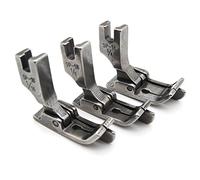 CKPSMS brand-3PCS INDUSTRIAL SEWING MACHINE HINGED RIGHT GUIDE FEET Compatible with/Replacement for JUKI brand DDL-127/227/500 CONSEW brand 210#SP-18 1/16+1/8+1/4(SP-18R 1/16+1/8+1/4 with Right Guide)