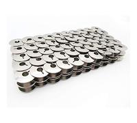 CKPSMS Brand - #55623S "L" Style Steel BOBBINS Compatible with JANOME Brother JUKI Singer PFAFF (100 PCS)