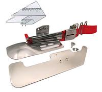 CKPSMS Brand -#795824025+KP-104 FITS for JANOME COVERPRO 900,1000,1000CP,1000CPX,2000 Base Plate & Binder(B) Attachment (Tape Cut Size 1" ~~ Finish Size 1/4")