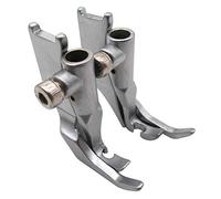 CKPSMS Brand - #KP1510LN+KP1510RN Left+Right Zipper Walking Foot Compatible with/Replacement for JUKI Brand DSC-244 245 LU-562 563 1508 1510 1560 (Left+Right Zipper Walking Foot)