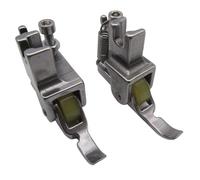 CKPSMS Brand -Left/Right Roller Narrow Zipper Foot Compatible with/Replacement for JUKI Brand DDL-5550 8700 TL-2010Q Brother Brand DB2-B745 DB2-B755 Series (Type:JYP36N-3+JYP36LN-3)