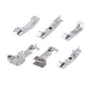 ckpsms brand -Overlock Serger Feet Set #550620+550621+550622+550623+550624+550769 Compatible with/Replacement for Pfaff brand Hobbylock 476 SINGER brand 14SH654 14U555 14U557