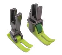 CKPSMS Brand -Standard Foot & Wheel Foot Set #KP-19397 Compatible with/Replacement for JUKI Brand DU-141 DU-1181 CONSEW Brand 205R Typical Brand GC6-6 Jack Brand H2