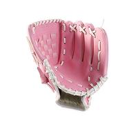 CKryzillix Baseball Glove, Baseball Glove Adult Outdoor Baseball Sports Gloves 12.5in Practice Glove Outfield Pitcher PU Ball Traning Equipment(Pink 9.5in)