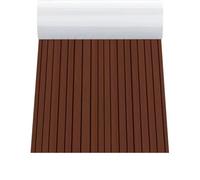 CKryzillix Boat Flooring EVA Foam,Marine Flooring 2400x450x6mm EVA Self-Adhesive Foam Boat Flooring Faux Teak Decking Sheet Pad For Marine Yacht RV Deck Mat(Sandalwood color)