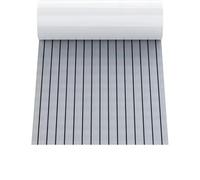 CKryzillix Boat Flooring EVA Foam,Marine Flooring 2400x450x6mm EVA Self-Adhesive Foam Boat Flooring Faux Teak Decking Sheet Pad For Marine Yacht RV Deck Mat(Pearl Grey)