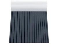 CKryzillix Boat Flooring EVA Foam,Marine Flooring 2400x450x6mm EVA Self-Adhesive Foam Boat Flooring Faux Teak Decking Sheet Pad For Marine Yacht RV Deck Mat(Graphite color)
