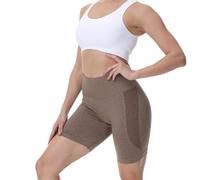 CKryzillix Cycling Shorts, Cycling Shorts Women Women Sports Shorts Seamless Gym High Waist Fitness Leggings Running Shorts Biker Workout Hip Lifting Sexy Yoga Bottoms(7,S)