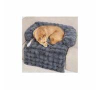 CKryzillix Dream Cloud Pet Sofa Bed - Washable, Waterproof, and High Comfort, Non-Slip Orthopedic Plush Dog Mat for Sofa, Car & Floor(Dark Gray,L)