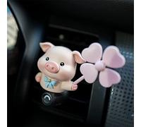 CKurityn Car Air Fresheners Cute Pig Car Perfume Automative Car Vent Clip Creative Fan Car Perfume Decoration