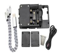 CKYDFE Navigation Brackets For Ducati For Multistrada 1200 2010-2012 Mobile Phone Navigation Bracket Motorcycle USB Charging GPS Mount(A)