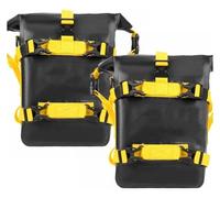 CKYDFE Seat Bag Motorcycle Saddle Bag Riding Waterproof Side Pocket Large Capacity Bumper Storage Hanging Tail Tool Saddlebag Luggage(Yellow,2pc)