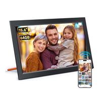 Ckypad 64GB 15.6" Digital Photo Frame WiFi, 1920x1080 FHD IPS Touch Screen Large Digital Picture Frame, Auto-Rotate, Wall Mountable, Share Photos or Videos via AiMOR App, Best Choice for Gifting