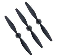 CKYSCHN 3 Sets Spare RC Plane Propellers 3 Blades, RC Airplane Propellers Replacement with Savers and Adapters for Spitfire RC Planes 761-12 Remote Control Airplane