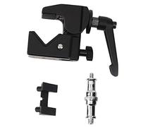 CL - 22 C Type Multifunction SLR Camera Fixed Mount Clamp, Professional Photography Ball Head Pliers Clip, Aluminum Alloy Anti - Slip Design with Rubber Padding, for Round Tube Squ