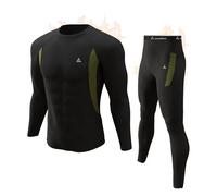 CL convallaria Men's Thermal Underwear Long Johns Set Winter Gift Hunting Gear Sport Base Layer Bottom Top