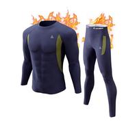 CL convallaria Men's Thermal Underwear Long Johns Set Winter Gift Hunting Gear Sport Base Layer Bottom Top