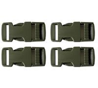 istribution Duraflex Olive Green Mojave Side Release Plastic Buckle 20mm / 0.75 Inch (Pack of 4)