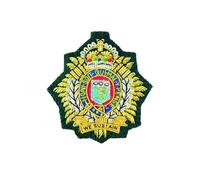 istribution Officers Royal Logistic Corps RLC Wire Embroided Beret Badge Commando Green King's Crown