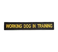 istribution Service/Working Dogs Patches Hook and Loop Backed - K9 Units Police Security (Working Dog in Training)