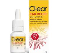 Cl-Ear Ear Relief Ear Drops - Easy Squeeze Bottle for Itchy Ear Soothing, Trapped Water, Swimmer's Ear, Outer Ear Ache, Blocked Ear Solution - Expert Ear Care, Audiologist Recommended - 7g (1 Pack)