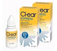 ar Express Ear Drops, Dual Action Wax Removal, 12ml x 2 Pack
