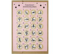 CL&MH Adventskalender Weihnachts-Rubbelkarte Überraschung. Lustige unhöfliche Weihnachts-Rubbelkarte - Frecher Adventskalender - Postkarte zum Rubbeln. Adventskalender Kamasutra DE-KP019-KAMA Weib
